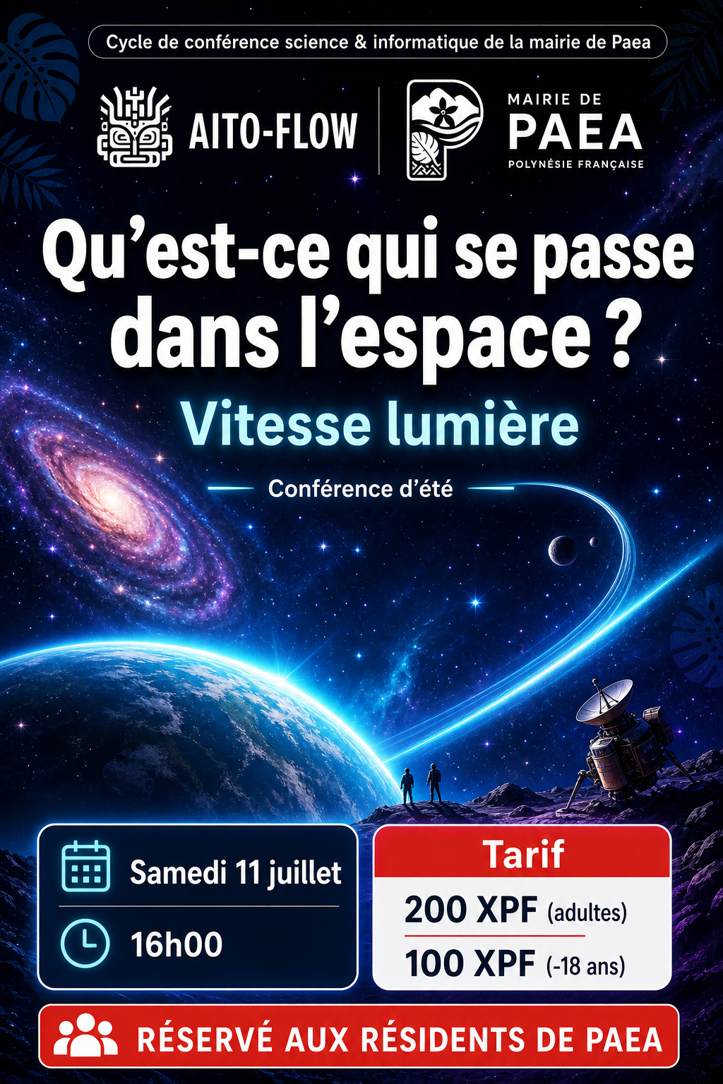 Qu'est-ce qui se passe dans l'espace ? — Vitesse lumière