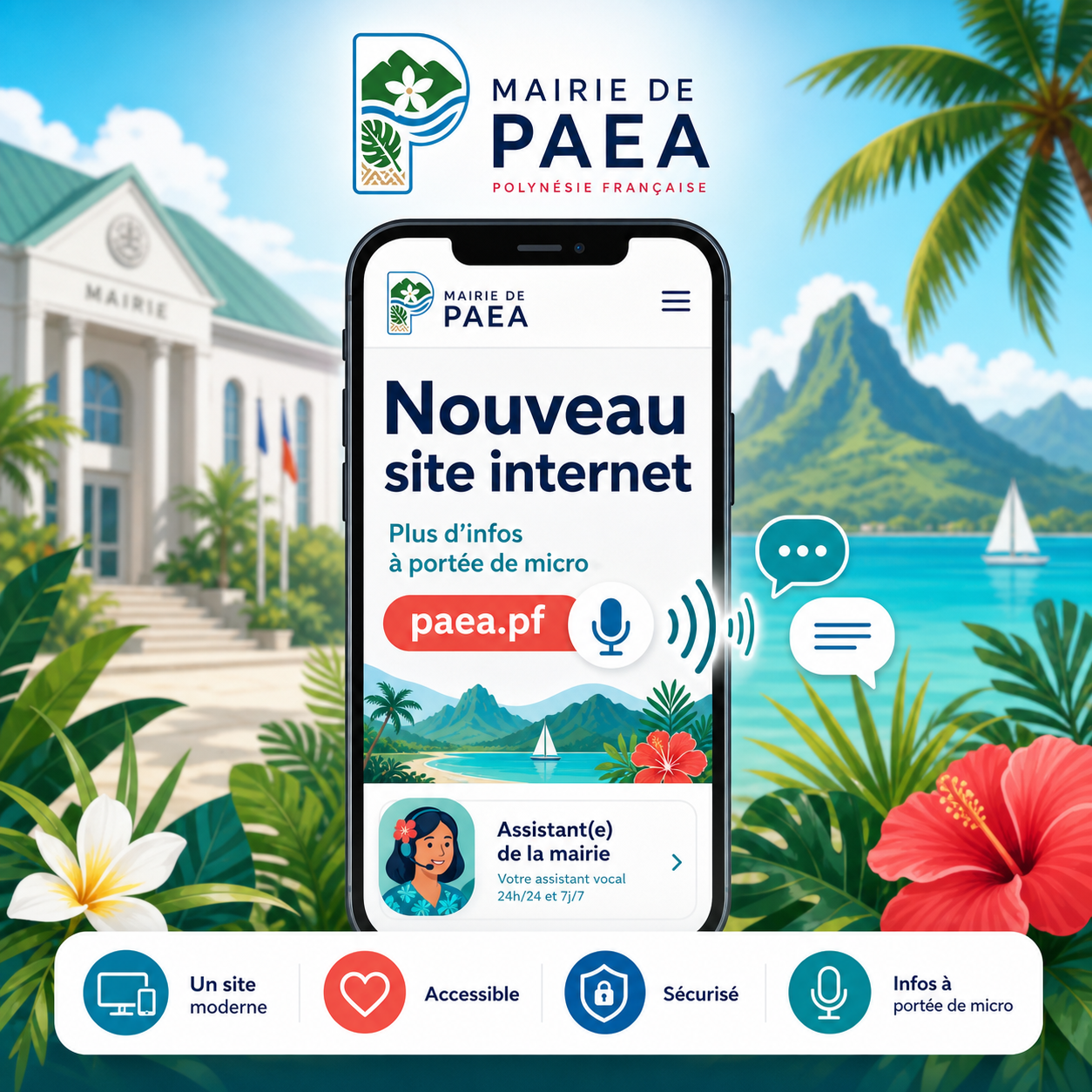 Paysage de Tahiti